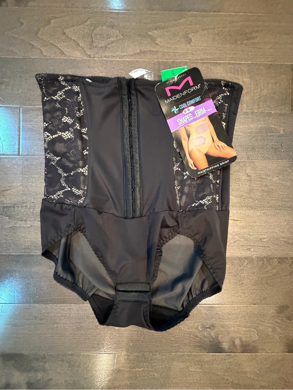 Maidenform Black High-Waist Shaping Brief for women
